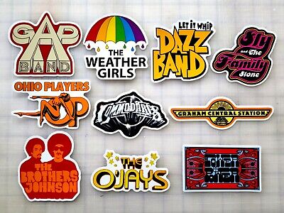 Funk Vinyl Stickers